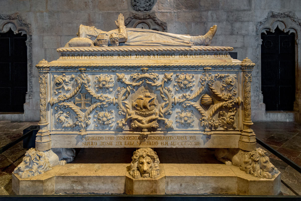 Vasco da Gamas sarkofag i Lisboa
